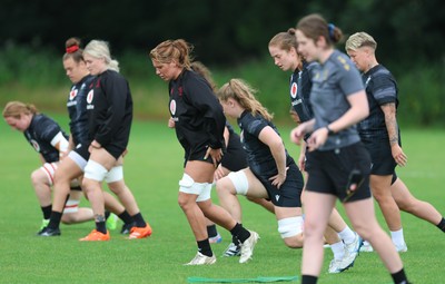 150725 - Wales Women Rugby training - Wales Women during a training session ahead of their two match tour against Australia