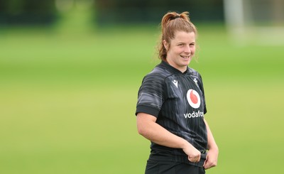 150725 - Wales Women Rugby training - Kate Williams during a training session ahead of their two match tour against Australia
