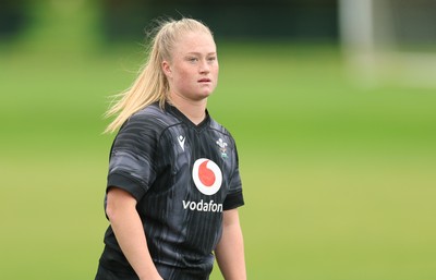 150725 - Wales Women Rugby training - Seren Lockwood during a training session ahead of their two match tour against Australia