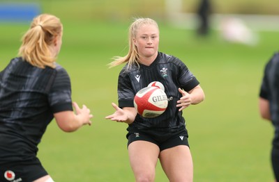 150725 - Wales Women Rugby training - Seren Lockwood during a training session ahead of their two match tour against Australia