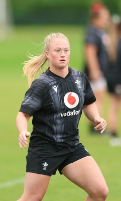 150725 - Wales Women Rugby training - Seren Lockwood during a training session ahead of their two match tour against Australia