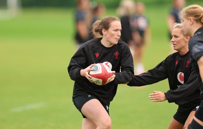 150725 - Wales Women Rugby training - Jenny Hesketh during a training session ahead of their two match tour against Australia