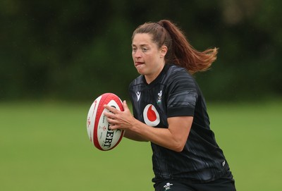 150725 - Wales Women Rugby training - Robyn Wilkins during a training session ahead of their two match tour against Australia