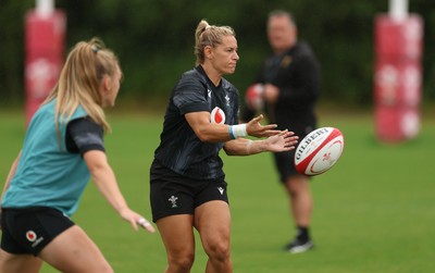 150725 - Wales Women Rugby training - Kerin Lake during a training session ahead of their two match tour against Australia
