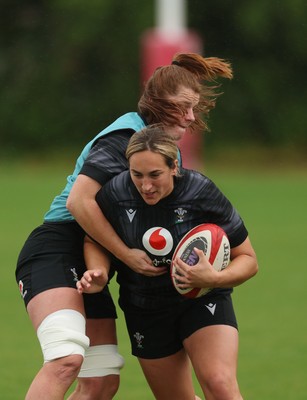 150725 - Wales Women Rugby training - Courtney Keight during a training session ahead of their two match tour against Australia