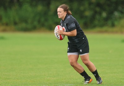 150725 - Wales Women Rugby training - Lleucu George during a training session ahead of their two match tour against Australia