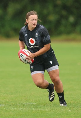 150725 - Wales Women Rugby training - Lleucu George during a training session ahead of their two match tour against Australia