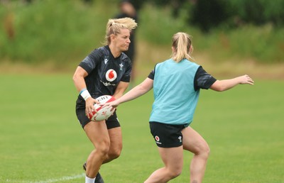 150725 - Wales Women Rugby training - Kerin Lake during a training session ahead of their two match tour against Australia