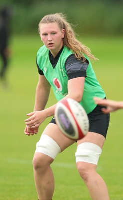 150725 - Wales Women Rugby training - Alaw Pyrs during a training session ahead of their two match tour against Australia