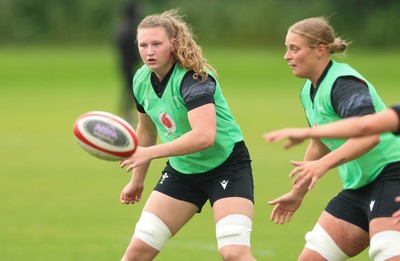 150725 - Wales Women Rugby training - Alaw Pyrs during a training session ahead of their two match tour against Australia