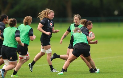 150725 - Wales Women Rugby training -Wales Women during a training session ahead of their two match tour against Australia