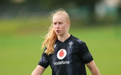 150725 - Wales Women Rugby training - Catherine Richards during a ttraining session ahead of their two match tour against Australia   
