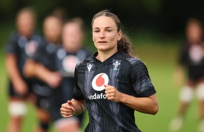 150725 - Wales Women Rugby training - Jasmine Joyce during a training session ahead of their two match tour against Australia   