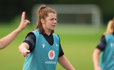150725 - Wales Women Rugby training - Kate Williams during a training session ahead of their two match tour against Australia   