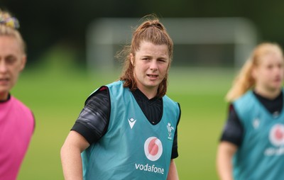 150725 - Wales Women Rugby training - Kate Williams during a training session ahead of their two match tour against Australia   
