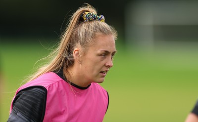 150725 - Wales Women Rugby training - Hannah Jones during a training session ahead of their two match tour against Australia   