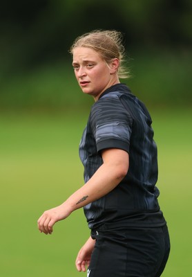 150725 - Wales Women Rugby training - Tilly Vucaj during a training session ahead of their two match tour against Australia   