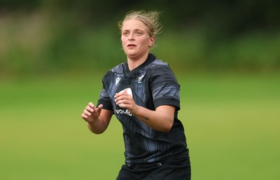 150725 - Wales Women Rugby training - Tilly Vucaj during a training session ahead of their two match tour against Australia   