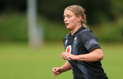150725 - Wales Women Rugby training - Tilly Vucaj during a training session ahead of their two match tour against Australia   