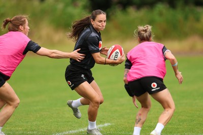 150725 - Wales Women Rugby training - Jasmine Joyce during a training session ahead of their two match tour against Australia   