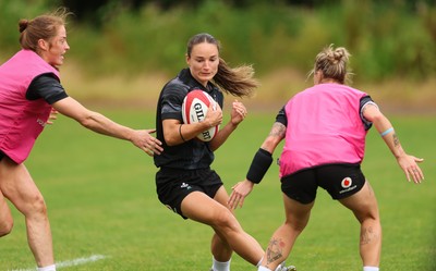 150725 - Wales Women Rugby training - Jasmine Joyce during a training session ahead of their two match tour against Australia   