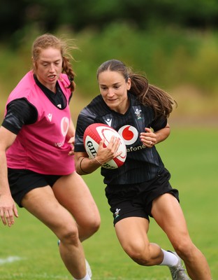 150725 - Wales Women Rugby training - Jasmine Joyce during a training session ahead of their two match tour against Australia   