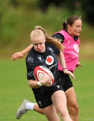 150725 - Wales Women Rugby training - Catherine Richards during a training session ahead of their two match tour against Australia   