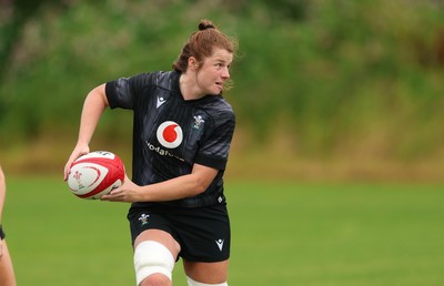150725 - Wales Women Rugby training - Kate Williams during a training session ahead of their two match tour against Australia   