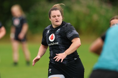 150725 - Wales Women Rugby training - Abbey Constable during a training session ahead of their two match tour against Australia