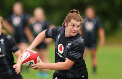 150725 - Wales Women Rugby training - Kate Williams during a training session ahead of their two match tour against Australia   