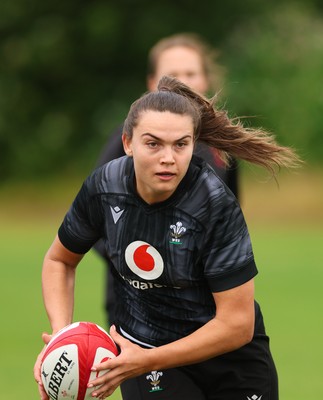 150725 - Wales Women Rugby training - Bryonie King during a training session ahead of their two match tour against Australia   