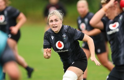 150725 - Wales Women Rugby training - Alex Callender during a training session ahead of their two match tour against Australia