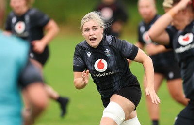 150725 - Wales Women Rugby training - Alex Callender during a training session ahead of their two match tour against Australia