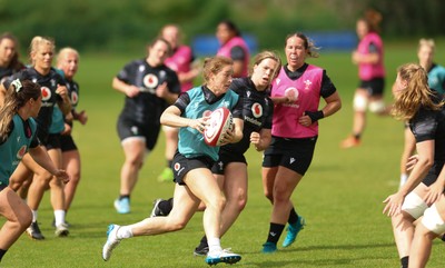150725 - Wales Women Rugby training - Lisa Neumann during a training session ahead of their two match tour against Australia