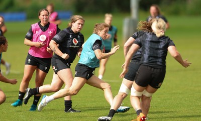 150725 - Wales Women Rugby training - Lisa Neumann during a training session ahead of their two match tour against Australia