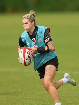 150725 - Wales Women Rugby training - Keira Bevan during a training session ahead of their two match tour against Australia
