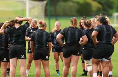 150725 - Wales Women Rugby training - Wales Women during a training session ahead of their two match tour against Australia