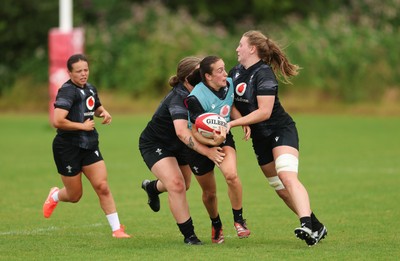 150725 - Wales Women Rugby training - Wales Women during a training session ahead of their two match tour against Australia
