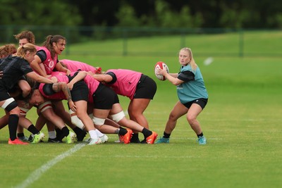 150725 - Wales Women Rugby training - Seren Lockwood during a training session ahead of their two match tour against Australia