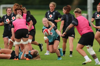 150725 - Wales Women Rugby training - Seren Lockwood during a training session ahead of their two match tour against Australia