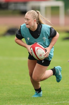 150725 - Wales Women Rugby training - Seren Lockwood during a training session ahead of their two match tour against Australia
