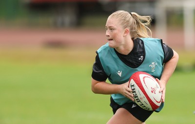 150725 - Wales Women Rugby training - Seren Lockwood during a training session ahead of their two match tour against Australia