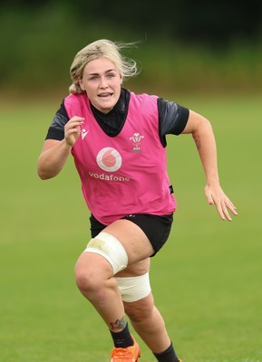 150725 - Wales Women Rugby training - Alex Callender during a training session ahead of their two match tour against Australia
