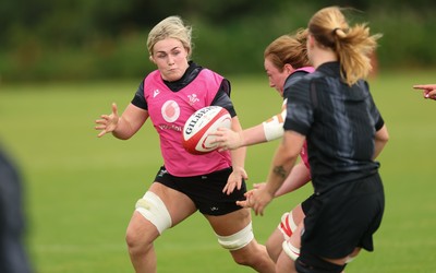 150725 - Wales Women Rugby training - Alex Callender during a training session ahead of their two match tour against Australia