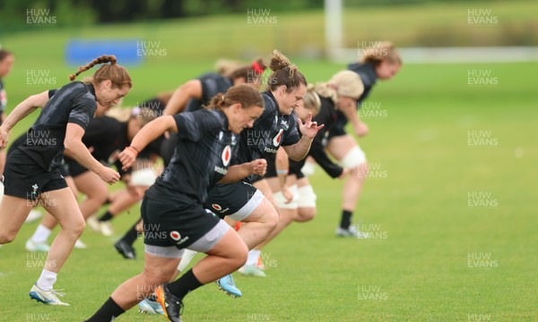 150725 - Wales Women Rugby training - Wales Women during a training session ahead of their two match tour against Australia