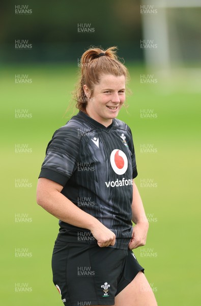 150725 - Wales Women Rugby training - Kate Williams during a training session ahead of their two match tour against Australia