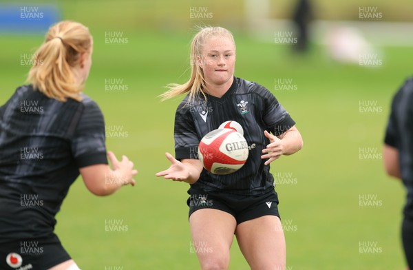 150725 - Wales Women Rugby training - Seren Lockwood during a training session ahead of their two match tour against Australia