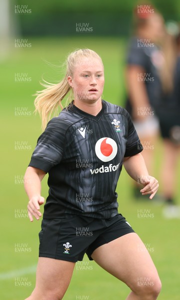 150725 - Wales Women Rugby training - Seren Lockwood during a training session ahead of their two match tour against Australia