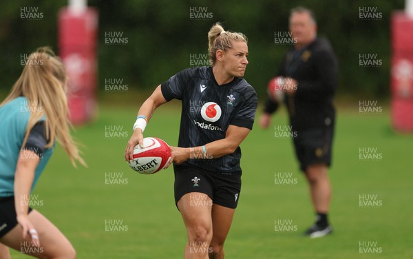 150725 - Wales Women Rugby training - Kerin Lake during a training session ahead of their two match tour against Australia