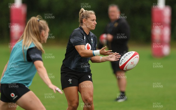 150725 - Wales Women Rugby training - Kerin Lake during a training session ahead of their two match tour against Australia